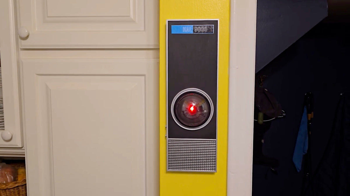 Working HAL 9000 — Moebius 1:1, AIPI inside. @RadioactiveArt.